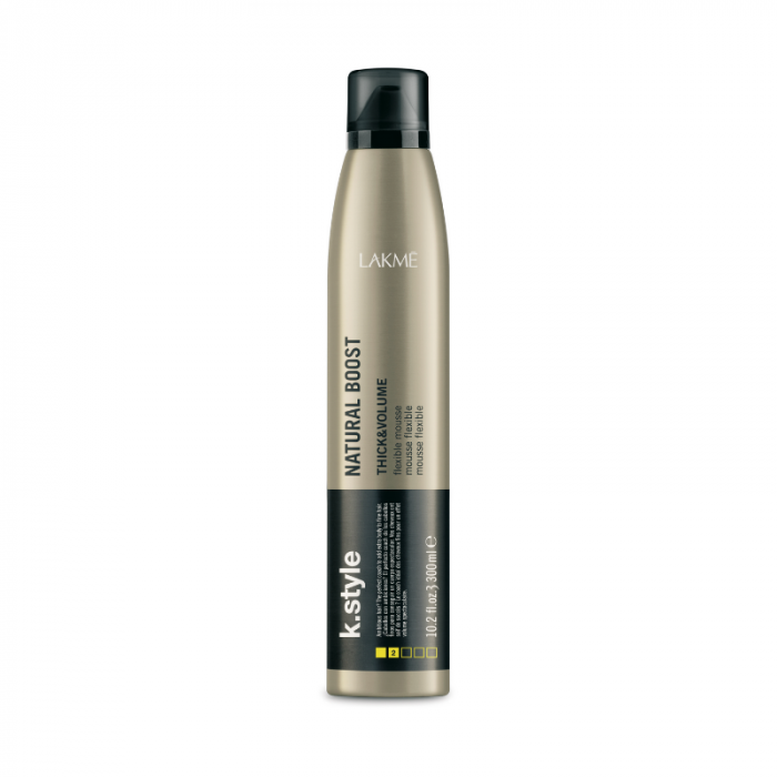 Lakme  Natural Boost Flexible Mousse 300ml [LM745] - Styling &  Others - HAIRCARE