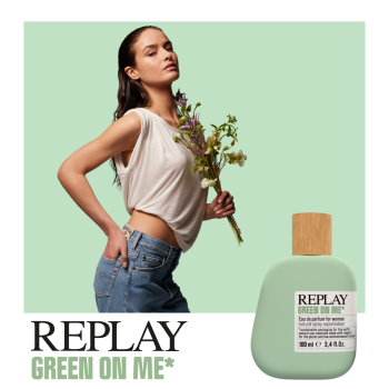 Replay Green On Me EDP For Woman 100ml [YR461]