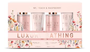 The Luxury Bathing Peony, Peach & Raspberry - Top to Toe Essentials [CB2503]