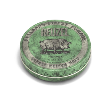 [BUY1 FREE1] REUZEL Green Grease Pomade 4OZ/113G [RZ204]