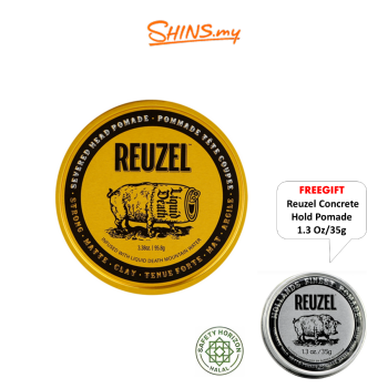 Reuzel Liquid Death Severed Head Pomade -FREE Reuzel Concrete Hold Pomade 1.3oz [RZ223+RZ219]