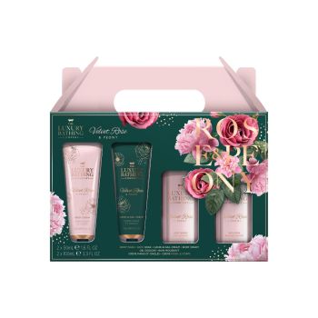 [BUY 1 FREE 1] The Luxury Bathing Velvet Rose & Peony Top To Toe Essentials Gift Set [CB2408]