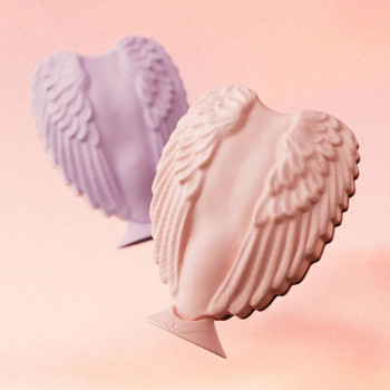 Tangle Angel Pop-up Cupid Hair Brush [TGA401-402] + FREE GIFT KEYCHAIN [TGA63/64]