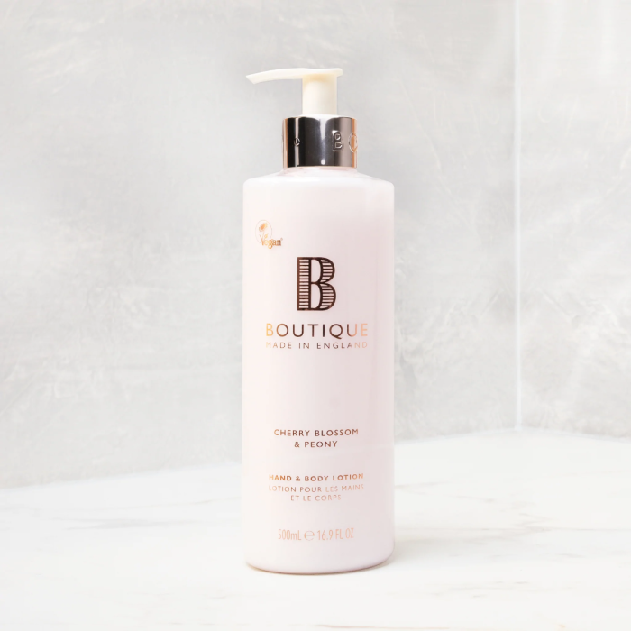 Boutique Cherry Blossom Peony Hand Body Lotion 500ml [GC2273]