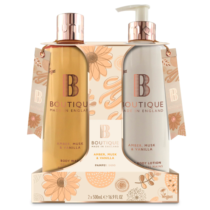 Boutique Amber Musk Vanilla Body Care Duo GC2286