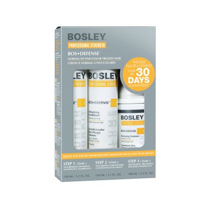 Bosley BOS DEFENSE Starter Kit for Color-Treated Hair [BOS116]