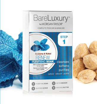 MORGAN TAYLOR Bareluxury - Complete Manicure Pedicure - Renew Seaberry & Kukui 4PK [MT51317]