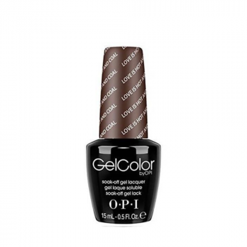 [CLEARANCE] OPI Gel Color -Love Is Hot & Coal! 15ml [OPHPF06]
