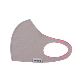AROUND101 3D Cooling Adult Mask Gray & Pink - M [AD110]