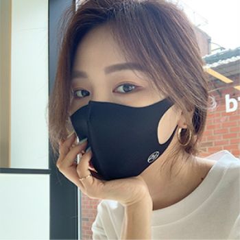 [CLEARANCE] AROUND101 3D Cooling Adult Mask Black - M [AD101]