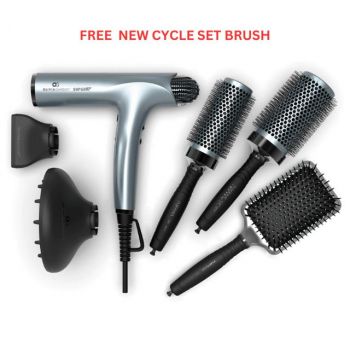 Olivia Garden SuperHP Hair Dryer + FREE New Cycle Set Brush [OG950]