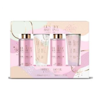 Grace Cole Glamorous Glow - 100ml Body Wash, 100ml Body Lotion, Body Polisher [GC2309]