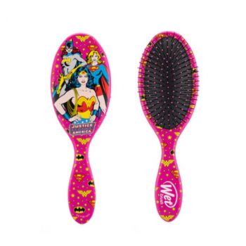 Wet Brush Original Detangler Hair Brush - Wonder Women, SuperGirl, Bat Girl [WB3202]