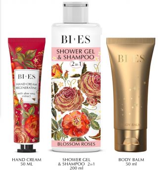 [BUY 1 FREE 1] BI-ES BLOSSOM ROSES BODY CARE SET [YU121]