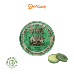 [BUY1 FREE1] REUZEL Green Grease Pomade 4OZ/113G [RZ204]