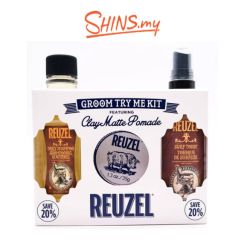 REUZEL Clay Matte Groom Try Me Kit [RZ2151]
