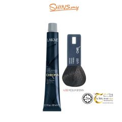 Lakme Chroma 4.00 Medium Brown 60ml Halal Certified [LKC400]