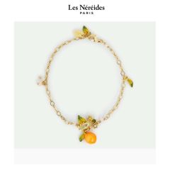 Les Néréides Bracelet Orange and Little Leaves JARDINS DE PROVENCE [LNABJP203/1]