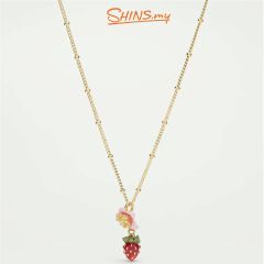 Les Néréides Necklace Wild Strawberry LE BOIS GOURMAND [LNATBG303/1]
