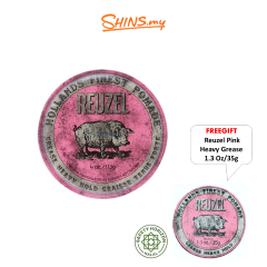 REUZEL Pink Heavy Grease 4OZ/113G -FREE Reuzel Pink Heavy Grease 1.3Oz [RZ207+RZ206]