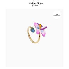 Les Néréides x VERSAILLES Ring Violet Flower CHÂTEAU DE VERSAILLES [LNAVVE602/1]