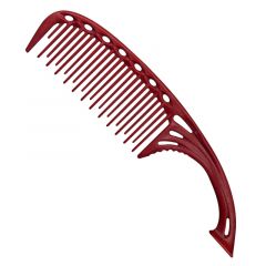YS Park 605 Self Standing Gold Fish Comb - Red [YSP161]