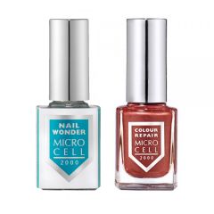 Micro Cell Colour & Repair Copper Shine + 1 NAIL WONDER-TWIN PACK [MC451]