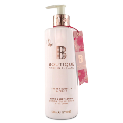 Boutique Cherry Blossom & Peony Hand & Body Lotion 500ml [GC2273]