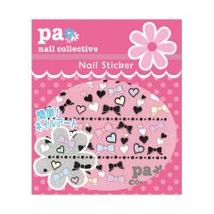 pa Nail Mini Nail Sticker - Basic Pastel Ribbon pito 14 [PA912F]