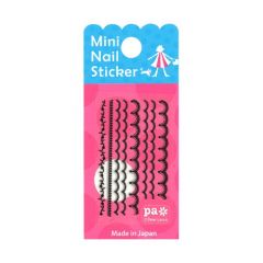 pa Nail Mini Nail Sticker - Mini Story Black chibi 05 [PA902F]