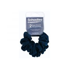 Schoolies Supa-Stretch Scrunchies 2pc Dark Blue [SCH111]