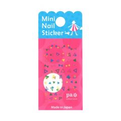 pa Nail Mini Nail Sticker - Geometric Motif Mini chibi 10 [PA904F]