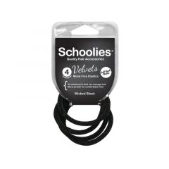 Schoolies Velvets 4PC Real Wicked Black [SCH254]