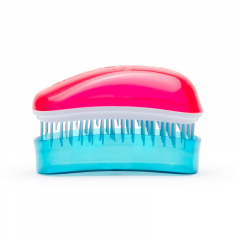 DESSATA Detangling Mini Brush Summer Fuchsia-Turquoise [DES312]