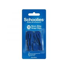 Schoolies Snap Clips 12pc Dark Blue [SCH421]