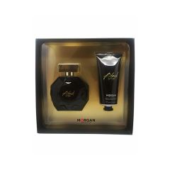 BLACK BY MORGAN SET - EDP - 100ml + BODY CREAM - 90ml [YM715]