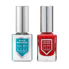 Micro Cell Colour & Repair Really Red & 1 NAIL WONDER-TWIN PACK [MC453]