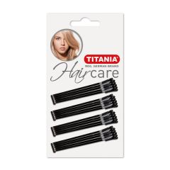 Titania Hair Clips 8060/7 20pcs Black 7cm [TTN420]