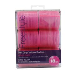 Freestyle Self Grip Velcro Rollers 18pc [FS611]