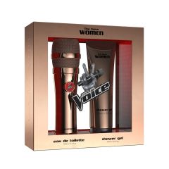 THEVOICE WOMEN ROSE GOLD SET100ML+S/GEL**