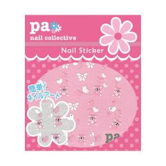 pa Nail Mini Nail Sticker - Pink Teddy Bear pito 22 [PA913F]