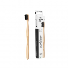 The Humble Co Humble Brush Toothbrush Adult Black Sensitive [THC104]