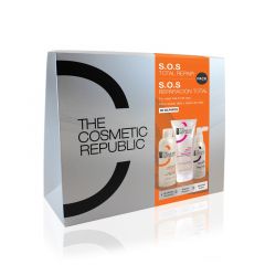 TheCosmeticRepublic SOS Pack TOTAL REPAIR - Shampoo+Mask+Vitamin [TCR1601]