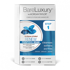 MORGAN TAYLOR Bareluxury - Complete Manicure Pedicure - Renew Seaberry & Kukui 4PK [MT51317]