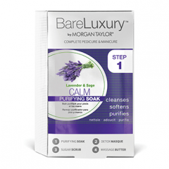 MORGAN TAYLOR Bareluxury - Complete Manicure Pedicure - Calm Lavender & Sage 4PK [MT51316]