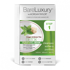 MORGAN TAYLOR Bareluxury - Complete Manicure Pedicure - Detox Ginger & Green Tea 4PK [MT51319]