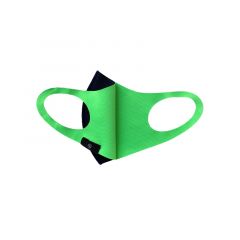 AROUND101 3D Cooling Adult Mask Navy Neon Green - M [AD107]