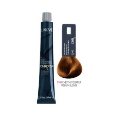 Lakme Chroma 7.46 Chestnut Copper Medium Blonde 60ml [LKC746]