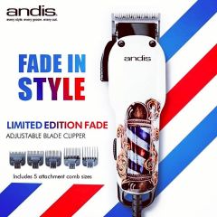 Andis Fade Limited Edition Barber Pole Adjustable Blade Clipper [E203]