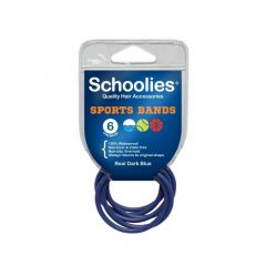 Schoolies Sports Bands 4PC Real Dark Blue [SCH261]